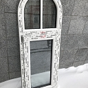 PVC window, manufacture of curved glass