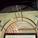 PVC window, manufacture of curved glass