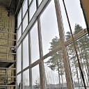 PVC window, manufacture of curved glass