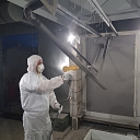 Metal powder painting