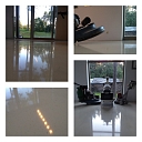 Creation of office floors at concrete floor level