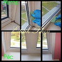 Cleaning window frames from mold