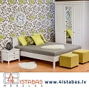 Wooden furniture, solid wood bed, white bedroom, furniture online store Latvia Riga Jurmala Dobele