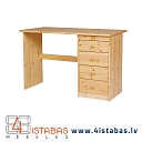 Wooden desk, table with drawers, furniture online store Latvia Riga Brocēni Kuldiga