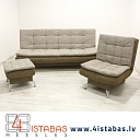 Cheap sofa with chair and ottoman, furniture online store Latvia Riga furniture online