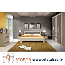 Light bedroom furniture, bed, closet, chest of drawers, furniture online store Latvia Riga furniture online