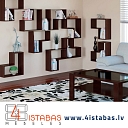 Wall shelves, bookshelf, online furniture store Latvia Cēsis furniture online