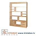 Wooden bookshelf, solid wood furniture, online furniture store Latvia Cēsis furniture online