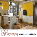 bright kitchen units, yellow kitchen, online furniture store Latvia Cēsis furniture online