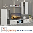 White cabinet, cheap living room furniture, online furniture store Latvia Cēsis furniture online