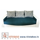 Pull-out sofa bed with soft pillows, furniture online store Latvia Valmiera Vidzeme furniture online