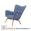 Lounge chair with solid wood legs, furniture online store Latvia Valmiera Vidzeme furniture online