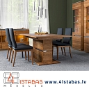 Dining room furniture, a large table, comfortable dining chairs, furniture online store Latvia Valmiera Vidzeme furniture online