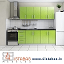 Green kitchen, can assemble your own size, furniture online store Latvia Valmiera Vidzeme furniture online