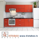 Orange kitchen, order by lockers, furniture online store Latvia Valmiera Vidzeme furniture online