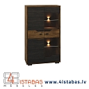 Dark showcase with lighting, furniture online store Latvia Valmiera Vidzeme furniture online