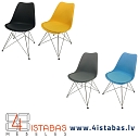 Stylish colorful chairs with metal legs, furniture online store Latvia Valmiera Vidzeme furniture online