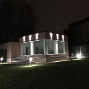 Manufacture of glass terraces, assembly