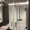 Glass doors for shower cabins