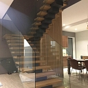 Glass railings for stairs