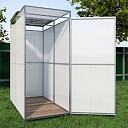 Summer shower with anteroom