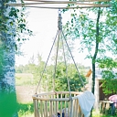 Wooden furniture for garden