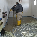 Uponor warm floor laying Tacker