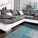 Corner sofas for sleeping with lifting armrests