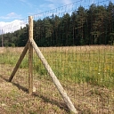 Metināts žogs lauksaimniecības