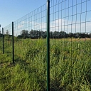 Welded fence in rolls