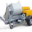 Concrete mixer pump