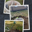 Assembly works of the biological sewage system