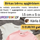 Tags for children&#39;s clothing