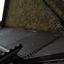 Installation of corrugated bitumen sheets