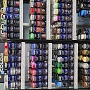 Bostik aerosol stand in the Profcentrs store