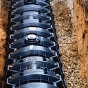 Iekārtas pārrakšana un infiltrācijas lauka izbūve Jaunciemā