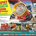 Bale shredders for animal feed