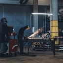 Metalworking works in the workshop – welding and machining of parts