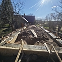 ēkas pamatu liešana