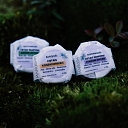 Solid shampoos and conditioners small