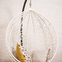 Подушка декоративная 45х45 с застежкой - горчично-желтая