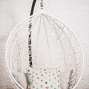 Decorative pillow 45x45 with a lock.