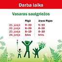 Darba laiks Vasaras saulgriežos