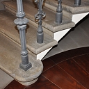 Restoration of concrete steps.