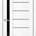 Door delta snow, black glass