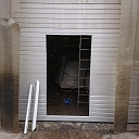 Door cutting in rolling gates