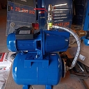 Water pump system with pipe connection