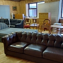 Used leather sofas