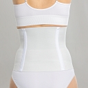 Elastic postoperative belt for the abdomen
