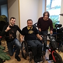 Electric traction wheel Paralympic.